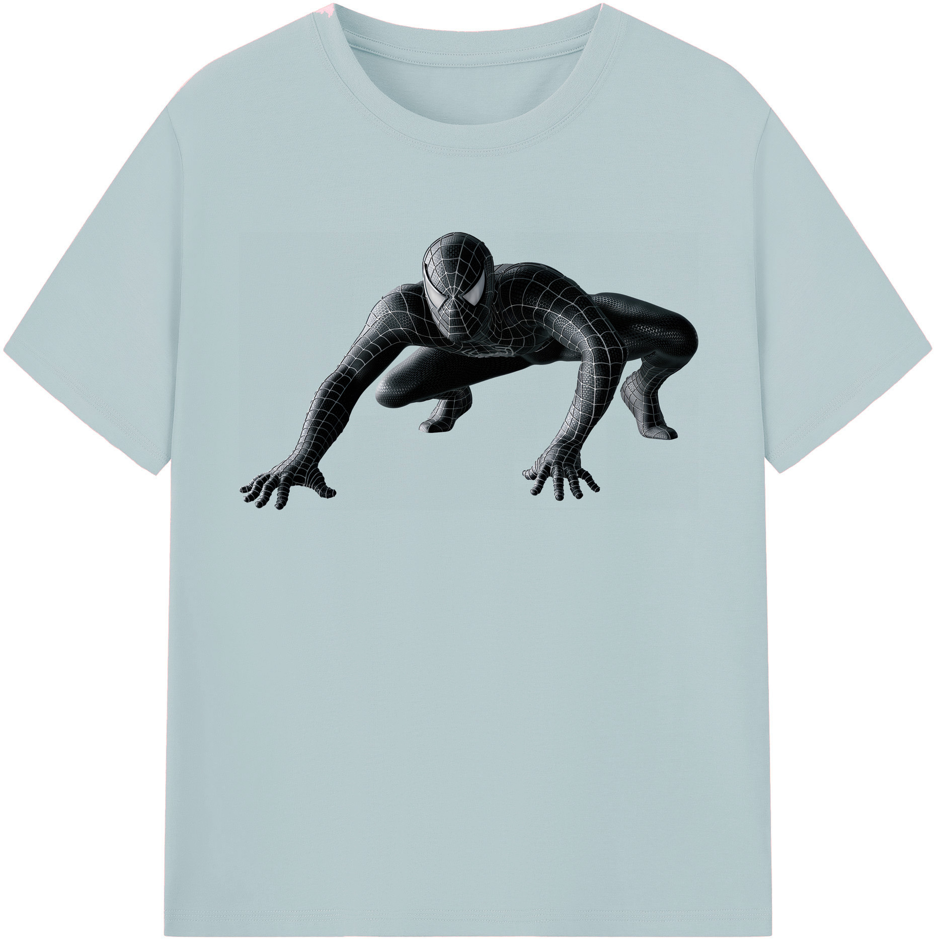 （画像用） Spider Man スパイダーマン 綿100％半袖Tシャツ（フロントプリント）